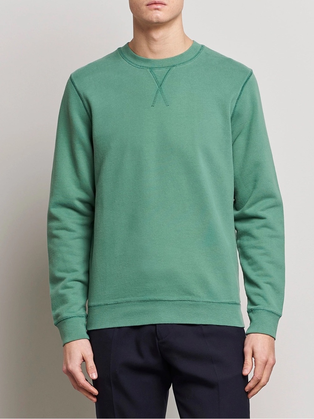 Sid Mashburn Mint Green Crewneck Sweatshirt